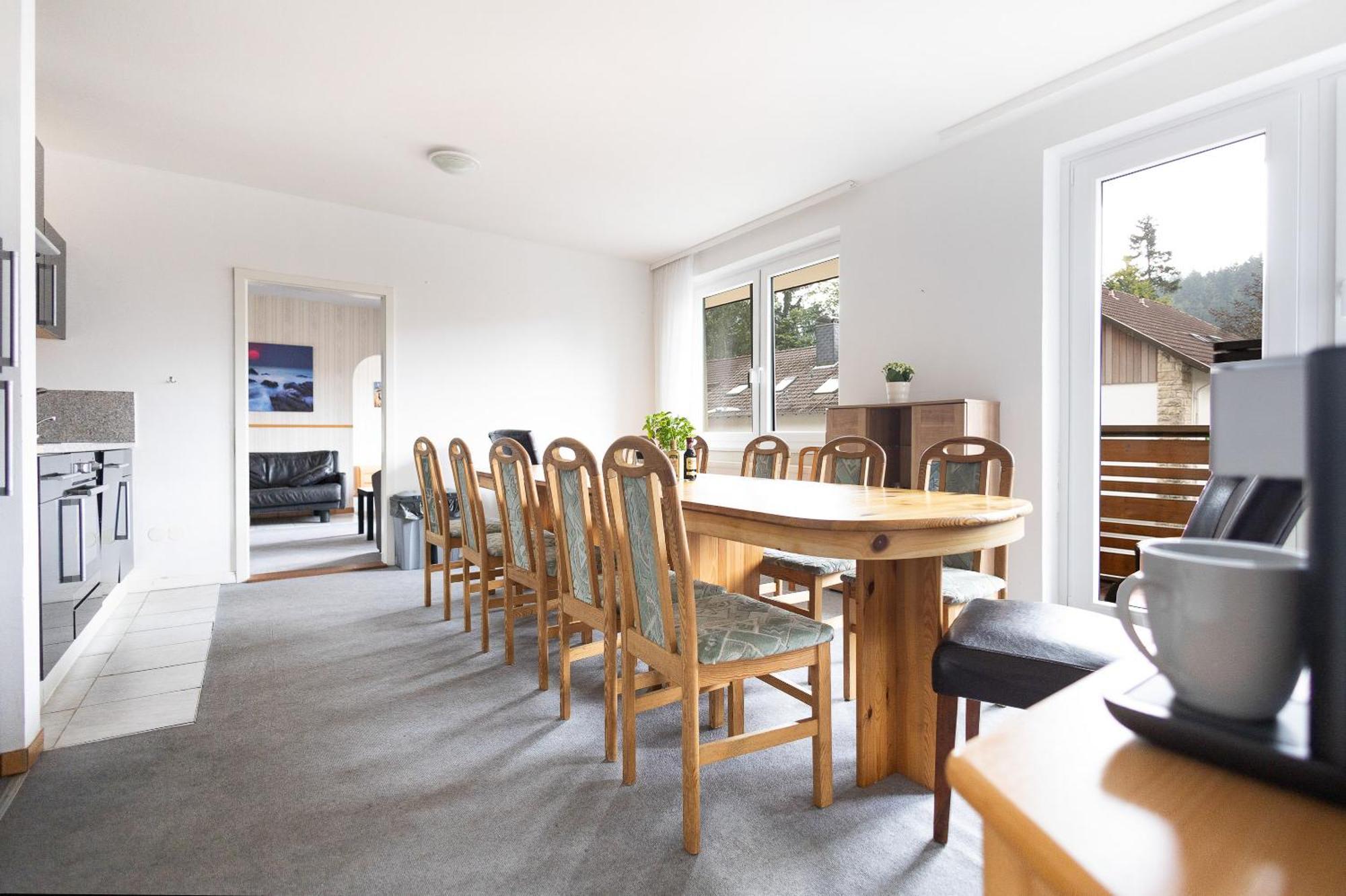 Apartmenthaus Am Waldrand- Kueche - Fruehstueck - Balkon Wildemann Eksteriør billede