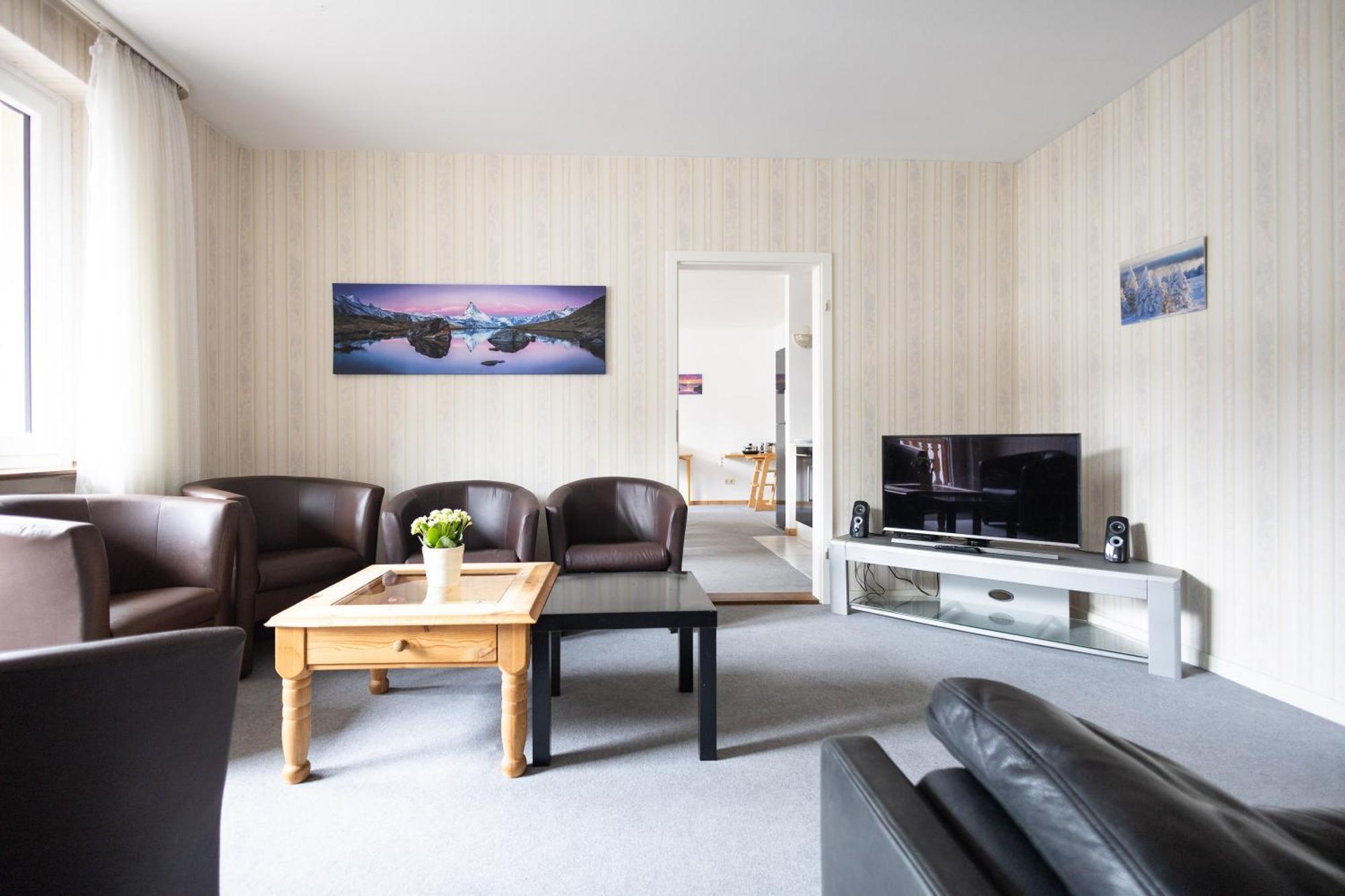 Apartmenthaus Am Waldrand- Kueche - Fruehstueck - Balkon Wildemann Eksteriør billede