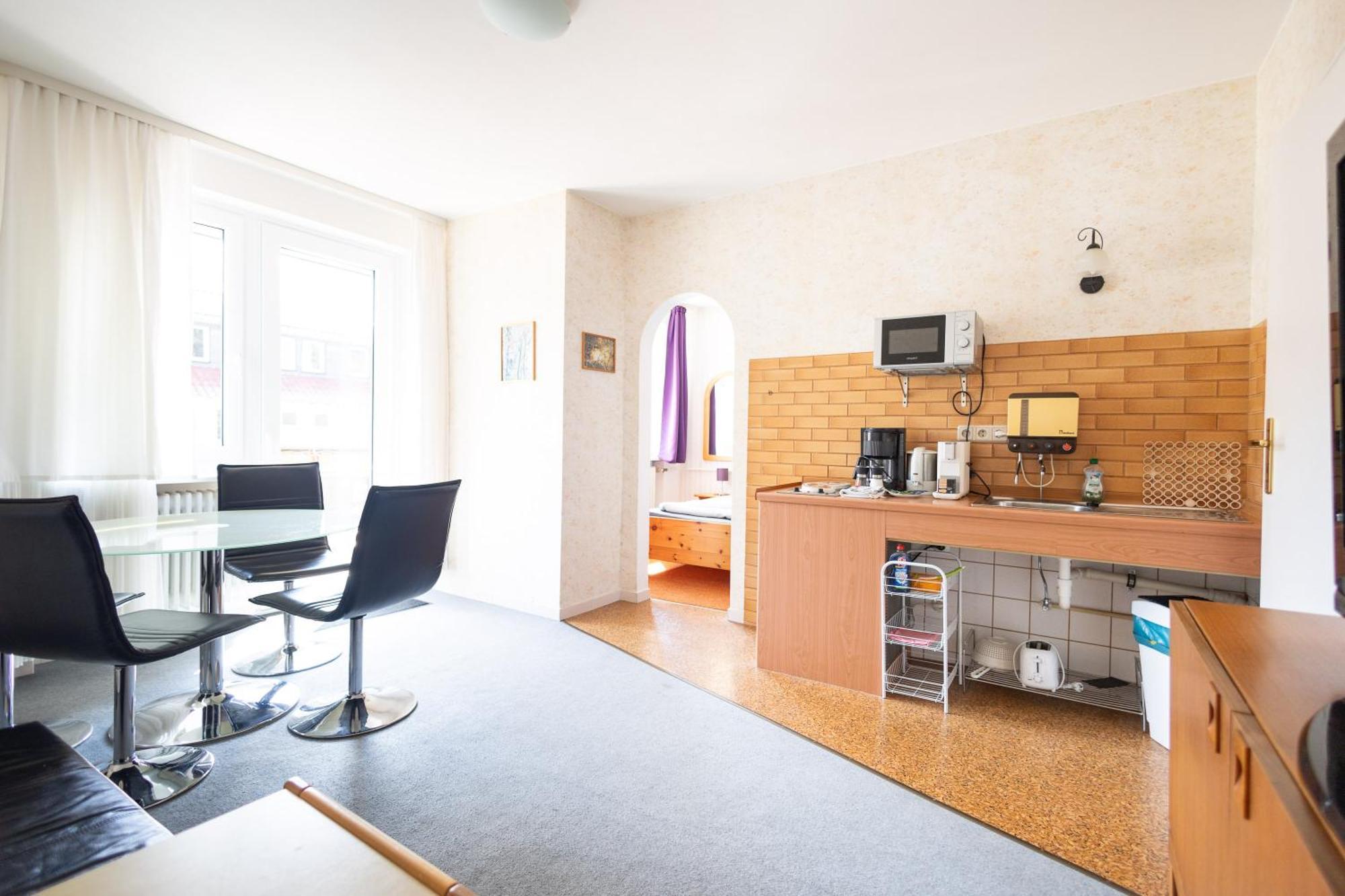 Apartmenthaus Am Waldrand- Kueche - Fruehstueck - Balkon Wildemann Eksteriør billede